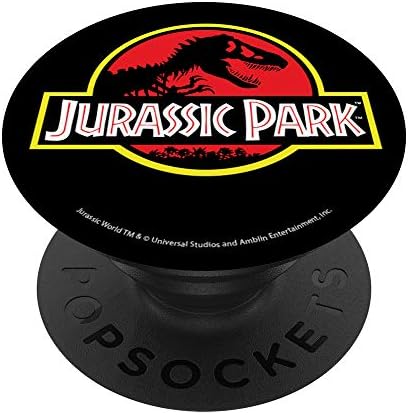 Jurassic Park Klasszikus Eredeti Logó PopSockets PopGrip: Cserélhető Markolat Telefonok & Tabletta