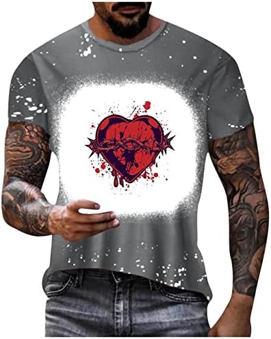 A férfiak Kényelmes póló Blúz Slim Fit 2023 Alkalmi Utcai Hip-Hop 3D Max Nyomtatott Rövid Ujjú Kerek Nyakú Pólók