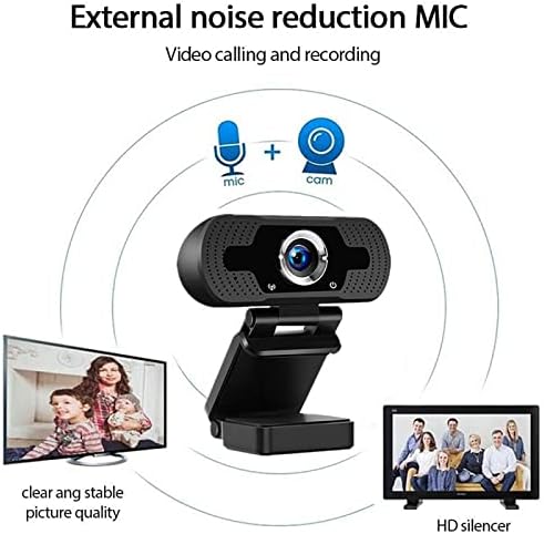 Petyoung 1080P Webkamera Mikrofonnal, Plug-and-Play USB Webkamera fedéllel a Hívásokat Konferencia Zoom PC, Laptop, Asztali