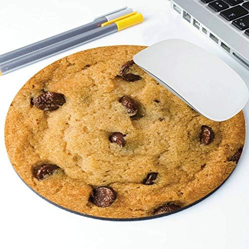 Óriás Chocolate Chip Cookie - Kör Egér Pad - Mousepad - Vicces - Munkatárs Ajándék, Ajándék Tanár