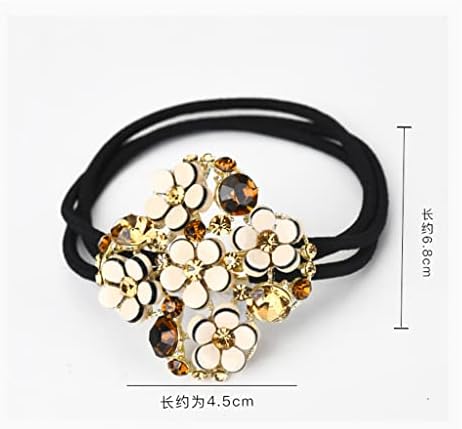 WYBFZTT-188 Női Gumi Nyakkendő Fejét koreai Stílus Gumi Haj Gyűrűs Feje Virág Fejét Kötél Haj Tartozékok (Szín : Egy, Méret : 6.8 cm)
