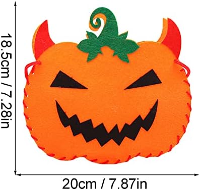 Halloween Pumpkin Dekoráció Candy Táskák Halloween Vödör DIY Gyerekek Kézműves Készlet Beltéri Kültéri Halloween Party kellék a