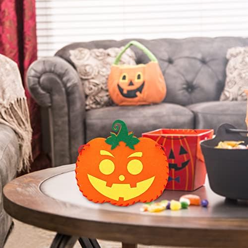 Halloween Pumpkin Dekoráció Candy Táskák Halloween Vödör DIY Gyerekek Kézműves Készlet Beltéri Kültéri Halloween Party kellék a