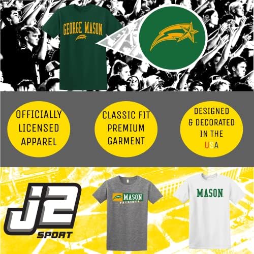 J2 Sport GMU George Mason Egyetem Hazafiak T-Shirt – NCAA Unisex Póló