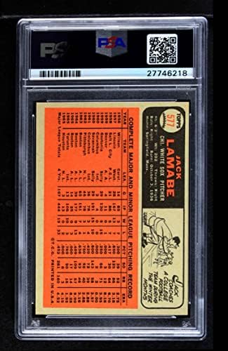 1966 Topps 577 Jack Lamabe Chicago White Sox (Baseball Kártya) PSA a PSA 7.00 White Sox