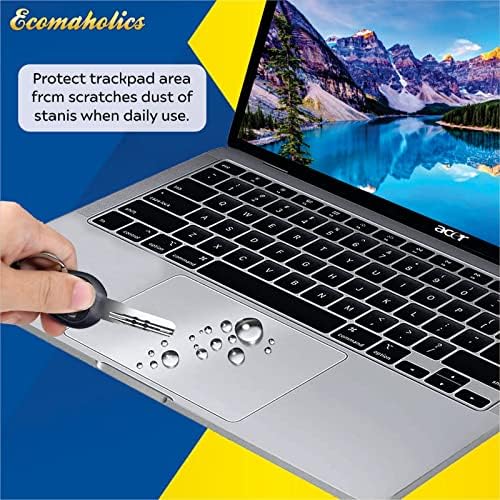 (2 Db) Ecomaholics Laptop Touch pad Védő Fedél ASUS ROG Strix Heg 16 (G634, 2023) 16 colos Laptop, Átlátható, Nyomon pad Védő Bőr Film