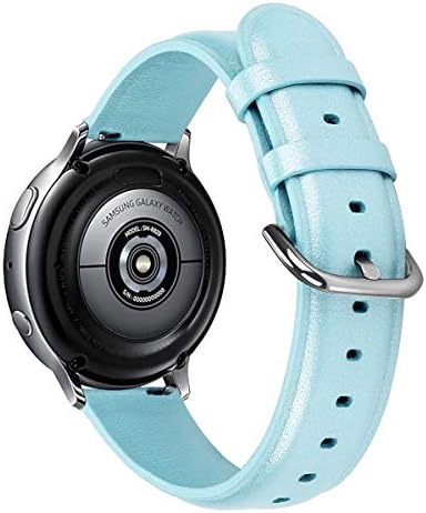 Mtozon Bőr szíj Samsung Galaxy Nézni 5/4 40mm 44mm/ Aktív 2/ watch 3, 41 mm-es Banda, 20mm óraszíj Galaxy Óra 5 Pro 45mm/watch 4 Klasszikus
