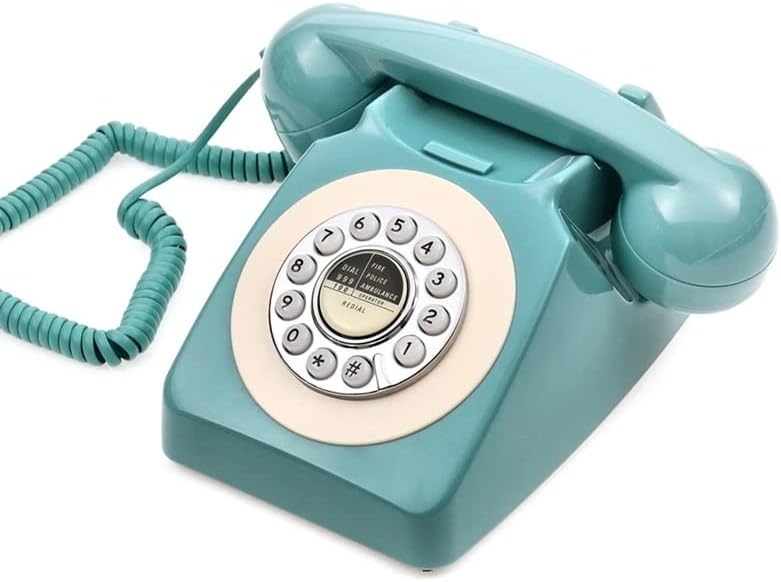 MXIAOXIA Régimódi Telefon Vezetékes Telefon Retro Otthoni Vezetékes Telefon, Mini-Gombot, Tárcsázza a Telefon Szoba Dekoráció