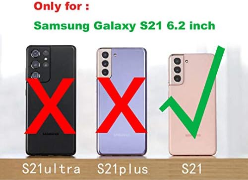 VONDER Célja a Samsung Galaxy S21 Esetben 6.2 hüvelykes, [Felület Használata Alumínium Lemez, Jó hőelvezetés],nagyfelbontású Lilo Öltés Minta,
