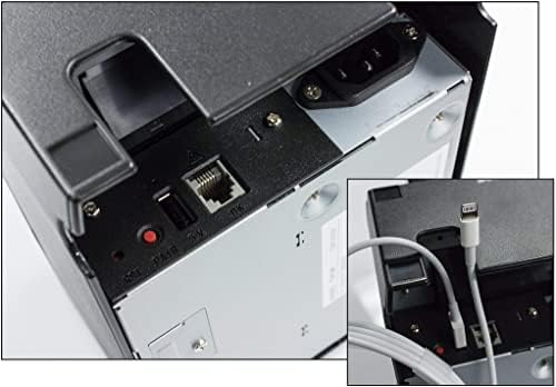 Star Micronics TSP143IIIU USB Termikus Nyugta Nyomtató Készülék Mpi-USB Port, Automatikus vágó, illetve a Belső Tápegység - Szürke (Felújított)