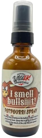 WildER Essentials - büdös vagyok, mint egy Bika illóolaj légfrissítő spray készült az USA-ban a szerves witch hazel, majd tiszta
