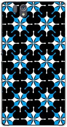 A második Bőr MHAK Nap Fekete x Kék (Világos) / Xperia Z-ig TEHÁT-02E/docomo DSO02E-PCCL-298-Y375