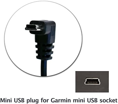 EDO Tech 5 Ft Mini USB Töltő, hálózati Kábel a Nuvi 57lm 67lmt 2589lmt 2597 2639lmt 2689lmt Meghajtó DriveSmart DriveAssist 40lm 50