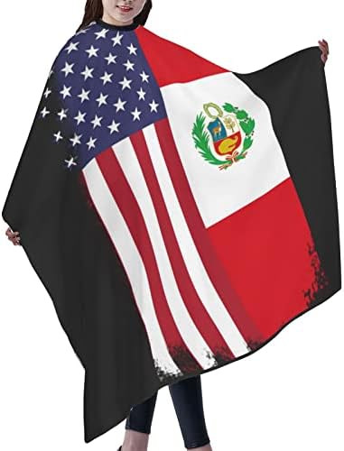 Hajvágás Köpeny, amerikai Egyesült Államok, Peru Zászlók a Férfiak a Nők Hajvágás, Kötény, Köpeny, Haj Vágás, Haj Stylist