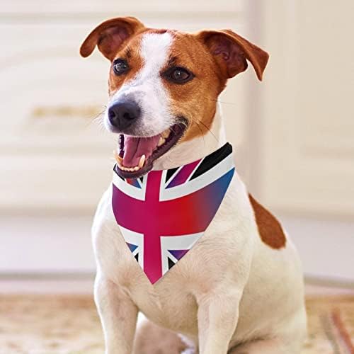 Union Jack Anglia Zászlók, Kutya Kendő, Állítható Kisállat Sál Háromszög Kendő a Kutyák, Macskák