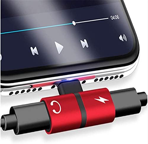 2 az 1-ben Töltő Adapter Hívja az iPhone 7 8 Plusz X XS MAX XR Csatlakozó Elosztó Audio Converter Támogatják a Díjszabási Hívás