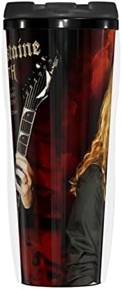 Dave Mustaine Kávét Rozsdamentes Acél Szigetelt Fedél Dupla Falú Vákuum Üveg Termosz Bögre, Az Unisex