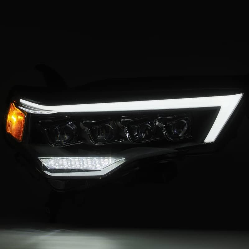 AlphaRex 14-20 Toyota 4Runner NOVA LED Projektor Fényszórók Deszka Stílus Black w/Aktiválása a Fény