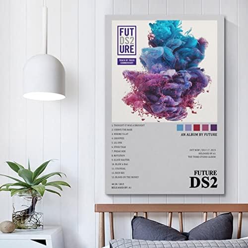 Jövő DS2 Album Poszter Vászon Plakátok Hálószoba Esztétikai Wall Art Nappali Nyomtatás Dekoratív Vászon Poszter 12x18inch(30x45cm)