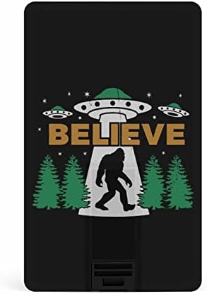 Bigfoot UFO Idegenek Hiszem, Jeti USB Flash Meghajtó Személyre szabott Hitel-Kártya Meghajtó Memory Stick USB Kulcs Ajándékok