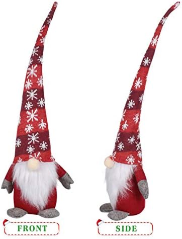 Toyvian Santa Díszek, Karácsonyi Mikulás Gnome Plüss Játék Karácsonyi Manó, Törpe, Dekoráció hálaadás Nap Karácsonyi Ajándék Ünnepi Dísz