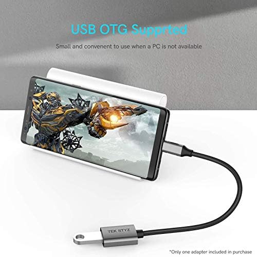 Tek Styz USB-C USB 3.0 Adapter Működik az LG Szárny OTG Típus-C/PD Férfi USB 3.0 Női Converter. (5Gbps)