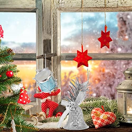Cabilock Karácsonyi Dekoráció, Karácsonyi Díszek Lógnak Medálok: 1 Szett Törhetetlen Karácsonyfa Golyókat A Hab Lóg Csecsebecsék Jingle Bell
