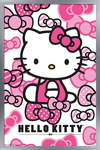 Tendenciák a Nemzetközi Hello Kitty - Íjak, Fali Poszter, 22.375 x 34, Bronz Keretes Változat