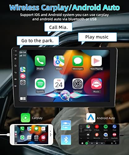 VW Passat 2004-2010 Android Autó Sztereó 2+32G Támogatja a Vezeték nélküli Carplay&Android Auto, 9 hüvelykes Érintőképernyő GPS Navigáció