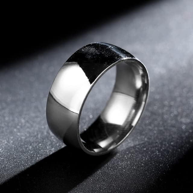 Koleso 8MM Kék Gyűrű A Férfiak, mind a Nők Személyre szabott Gyűrű Testre Gyűrű Vésett Gyűrű-97589