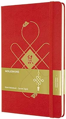 Moleskine Limited Edition Notebook Kínai újév, a Patkány évében, Nagy (5 x 8.25) Kimondta, Patkány, 240 Oldal