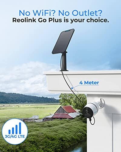 REOLINK 4G Csomag Go Plus+SP&Go PT Plus+SP, LTE Mobil Biztonsági Kamera, Kültéri, Vezeték nélküli Napelemes Akkumulátor, 4MP éjjellátó,