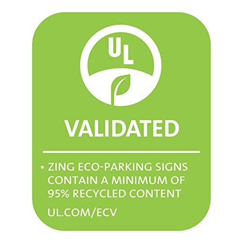 ZING 2217 Eco Parkolás Jel, Fogyatékos Szimbólum, 12Hx12W, Mérnök Fokozatú Prizma, Újrahasznosított Alumínium