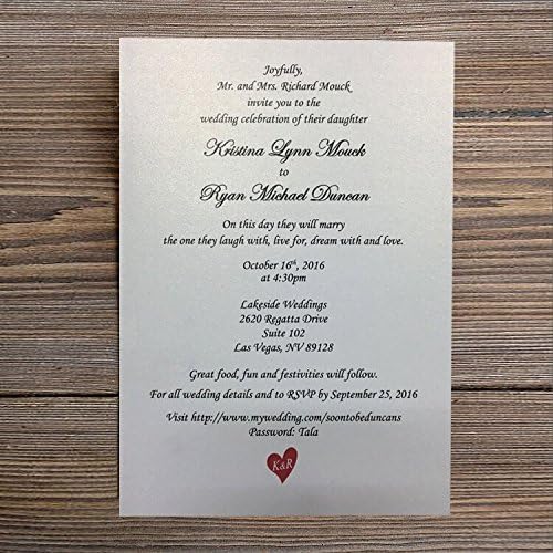 Fémes Esküvői Meghívó Öreg Fa Meghívó Tervezés Esküvői Kártyák Piros Szív Pályázati Csomag 50 (ide Csak)