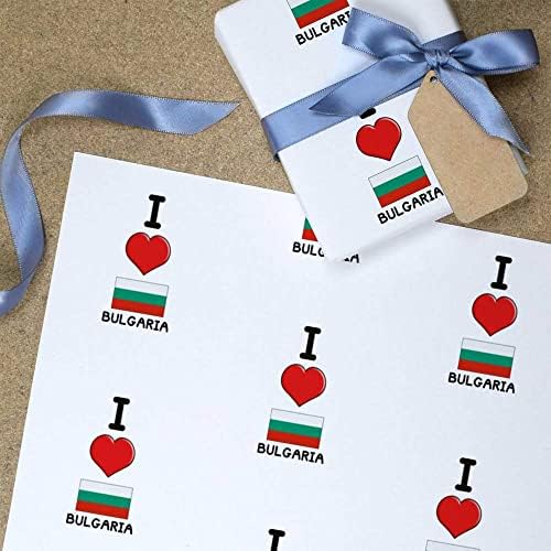 Azeeda 4 x 'Szeretem Bulgária' Ajándék Kategória/Címkék (GI00061162)