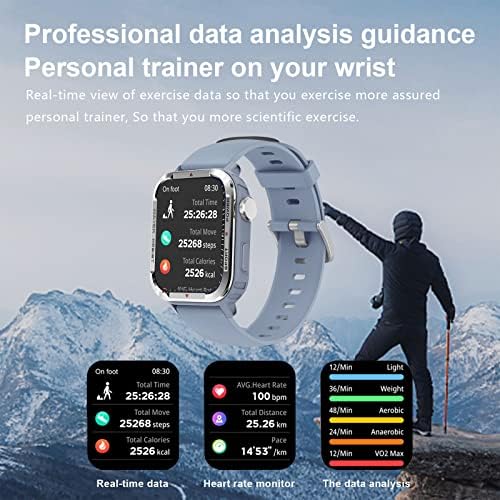 Qonioi Okos Nézni, 1.85 Hüvelykes, nagyfelbontású, Teljes Képernyős Smartwatch Bluetooth Többszörös Egészségügyi Ellenőrzések