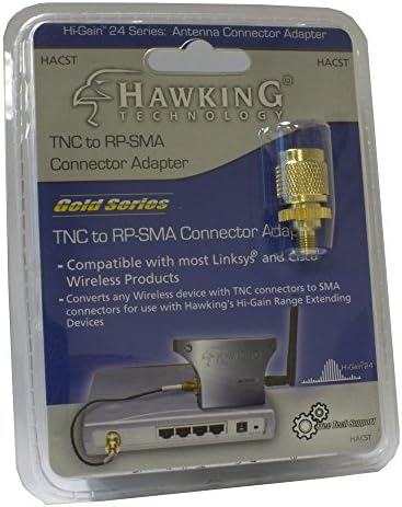 Hawking Technológia TNC-Típusú Férfi-Rp-SMA-Típusú Férfi Antenna Adapter (HACST)