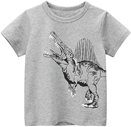 Kisgyermek Gyerekek Baba Fiúk Lányok Dinoszaurusz Rövid Ujjú Sleeve póló Maximum Tee Ruhák Gyerekeknek Fiú 2t