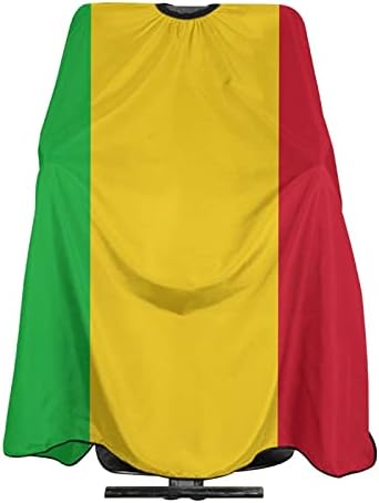 Mali Zászló Hajvágás Kötény hajvágó Szalon Cape 55 x 66 Hüvelyk, Vízálló, Állítható Snap Haj Köpeny Köpeny, Bájos Frizura Fodrász