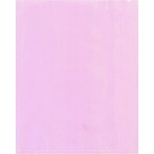 DOBOZ USA BPBAS465 antisztatikus Lapos 2 millió Poli Táskák, 8 × 10, Rózsaszín (Csomag 1000)