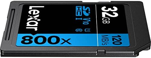 Lexar 32 gb-os Professzionális 800x SDHC Class 10 UHS-I/U1 Memória Kártya 2-Pack Csomag