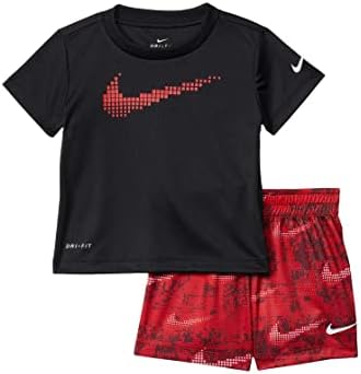 Nike Fiú Dri-FIT Uralják Grafikus T-Ing, Rövidnadrág kétrészes Szett (Gyerekeknek)