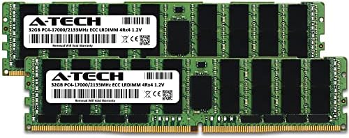 Egy-Tech 64 gb-os Készlet (2x32GB) 4Rx4 PC4-17000 Terhelés Csökken (PC4-2133P-L) ECC LRDIMM 288-Pin DDR4-2133 Quad Rangot Szerver Memória,