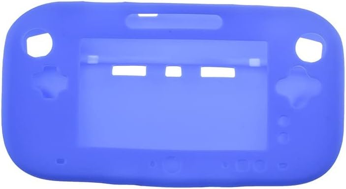 Szilikon Gumi Esetében Wii U Konzol Protector Ultra Lágy Zselé Cover Bőr Shell-Kék