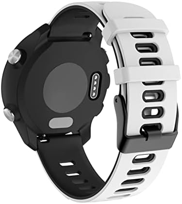 AHGDDA Szilikon Watchband a Garmin Forerunner 245 245M 645 óraszíj Karszalag a Garmin Vivoactive 3 Watchband (Szín : Fekete, Sárga, Méret