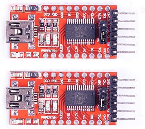 Cylewet 2db FT232RL 3.3 V 5.5 V Modul USB-TTL Soros Adapter Modul az Arduino Mini Port USB-Soros Interfész Modul (Csomag