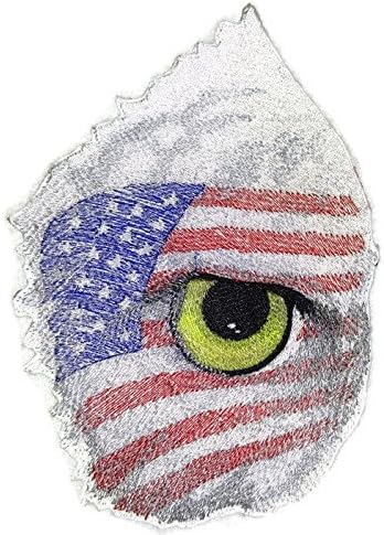 Isten Áldja Amerikát Egyéni, Egyedi Hazafias Foltok[Eye of the American Eagle ] Hímzett Vasalót/Varrni, Foltozni 79.37] [Készült