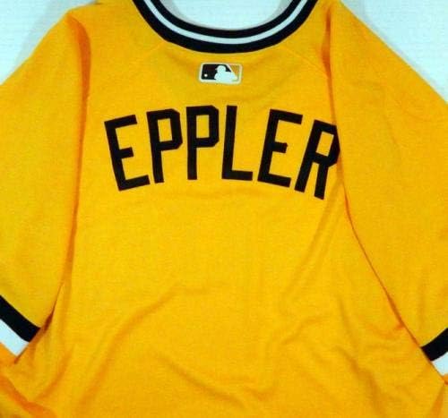2017 Pittsburgh Pirates Tyler Eppler Játék Kibocsátott Sárga trikót 1979 TBTC 587 - Játék Használt MLB Mezek