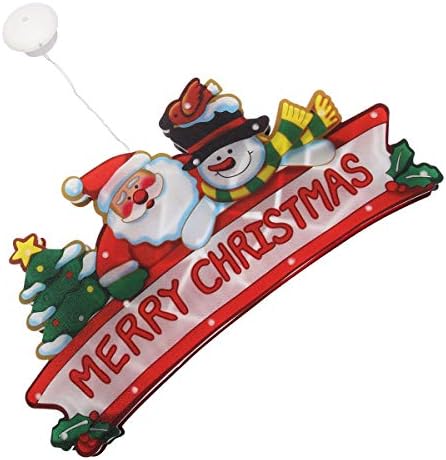 SOIMISS 1DB Karácsonyi LED Shopwindow tapadókorong Lámpa Dekoratív Karácsonyi Színes Fények