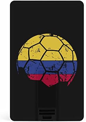 Kolumbiai Flag Football Hitel, Bank Kártya, az USB Flash Meghajtók Hordozható Memory Stick Kulcsot Tároló Meghajtó 64G